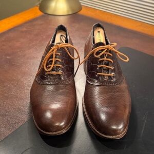 Classic Brown Leather Men's Shoes Size 10M Cole Haan